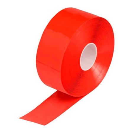 Brady Brady ToughStripe Max Floor Marking Tape, Vinyl, 4W x 100'L, Red 149648